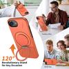 For iPhone 16e Magnetic Case Rotating Kickstand TPU+PC Phone Cover