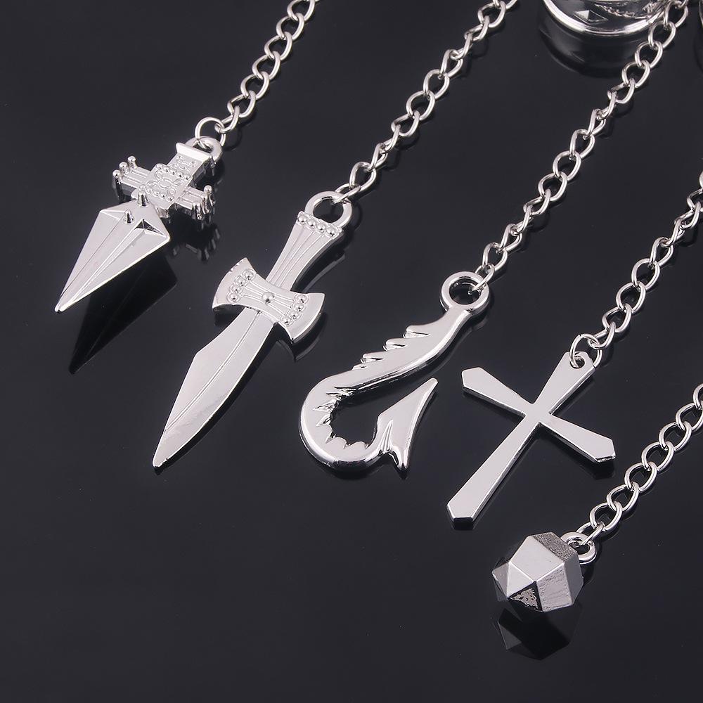 Anime Hunter x Hunter Náramek Jack Kurapika Pětiprstý Řetízkový Prsten Cosplay Druhý Rozměr Unisex Doplňky Šperky Dárek