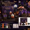 Halloween Beaded DIY Kit 3D Craft Set Includes Beads Scissors Thread and Instruction Booklet for Handmade Holiday Decorations