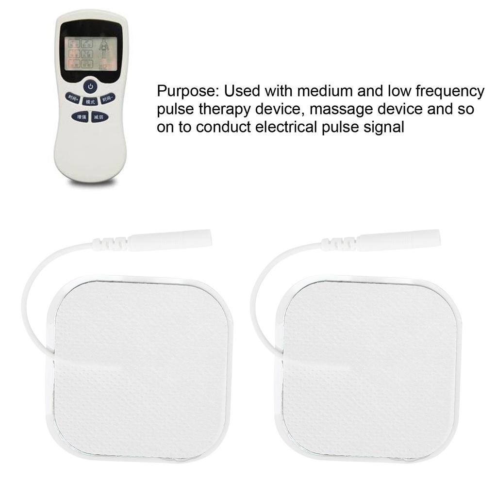 20pcs / bag 4 x 4cm Tens Electrode Pads for TENS Massager Physiotherapy Machine