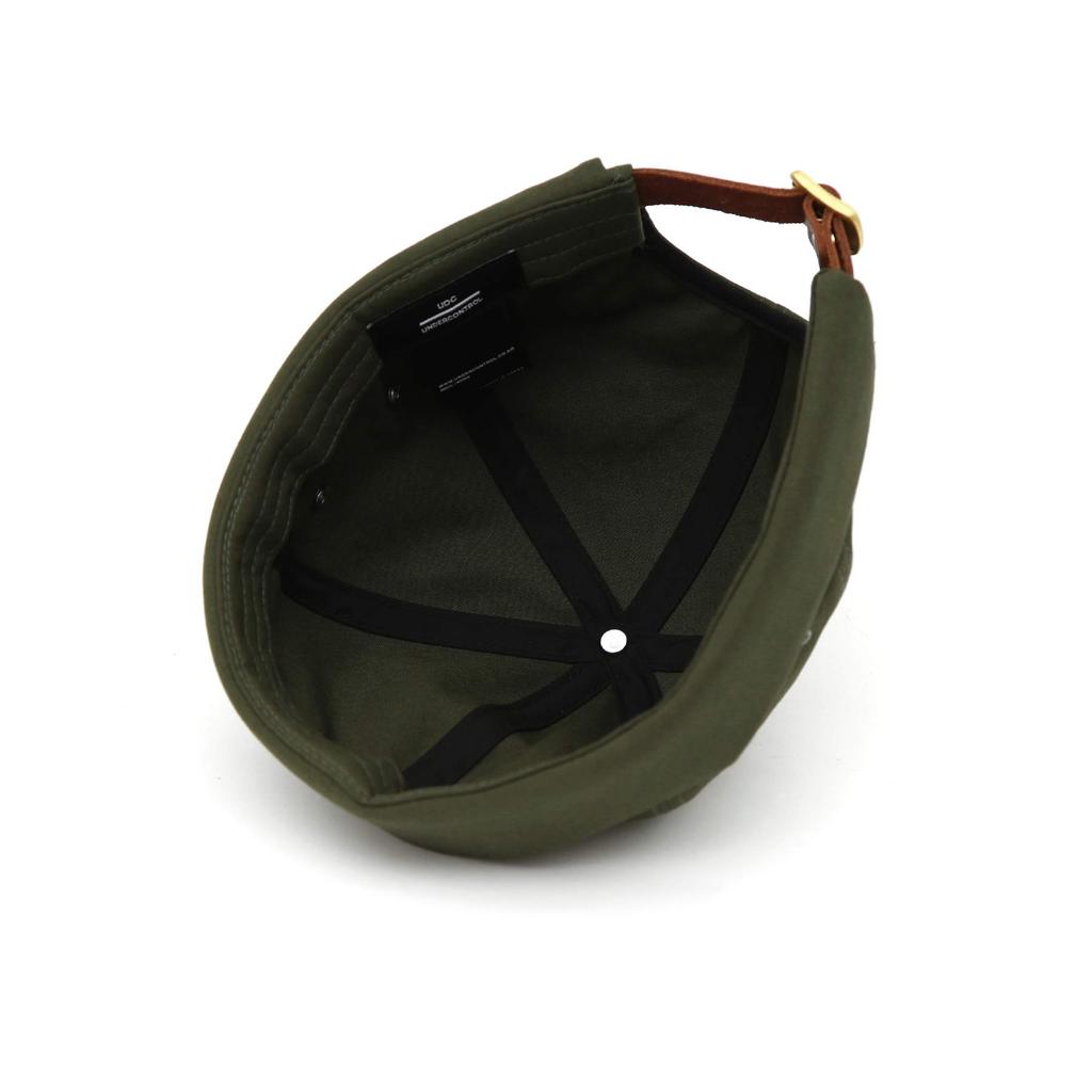 UNDERCONTROL Brimless Sailor Fisherman Vintage Leon Skull Leather Strap Beanie Cap for Men and US Green Hat, Visorless, Women, Size Large, Color