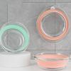 Portable Washbasin Collapsible Plastic Basin Durable Laundry Basin  Travel