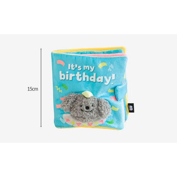 Byte Me Puppy My Birthday Nose Work Playbook 15cm, Blue, 1 Piece