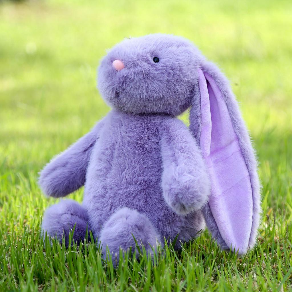 

Bunny Plush Toy With Short Pile Fabric For Kids And Girls Gift Idea 30cm фіолетовий