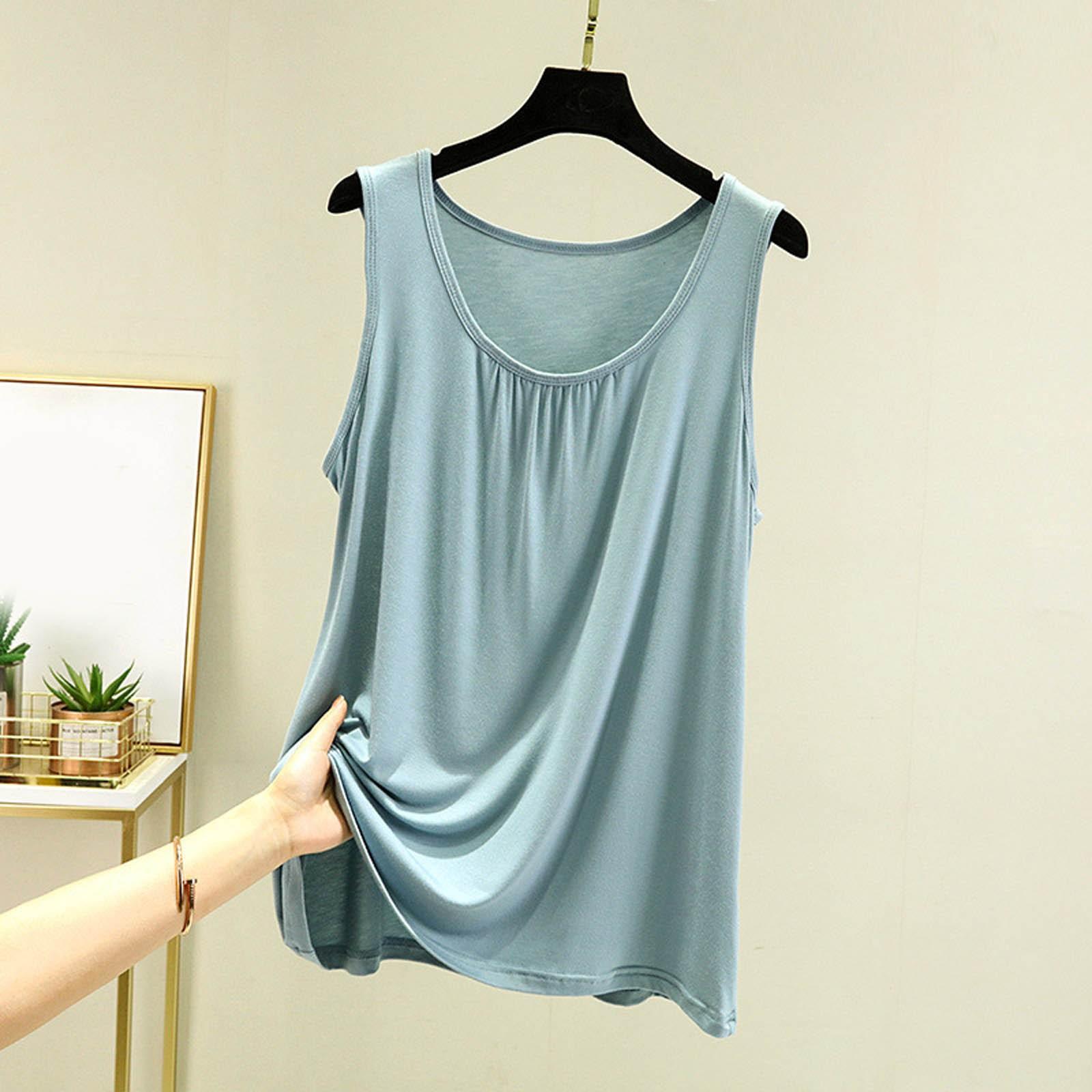 

Женский свободный повседневный и удобный летний внутренний длинный однотонный базовый жилет XXL