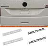 T24Applicable To Volkswagen Mattway T5 T6 Modified Car Logo Trunk English Multivan Letter Label with Black Accessories Car StickersVSOA1