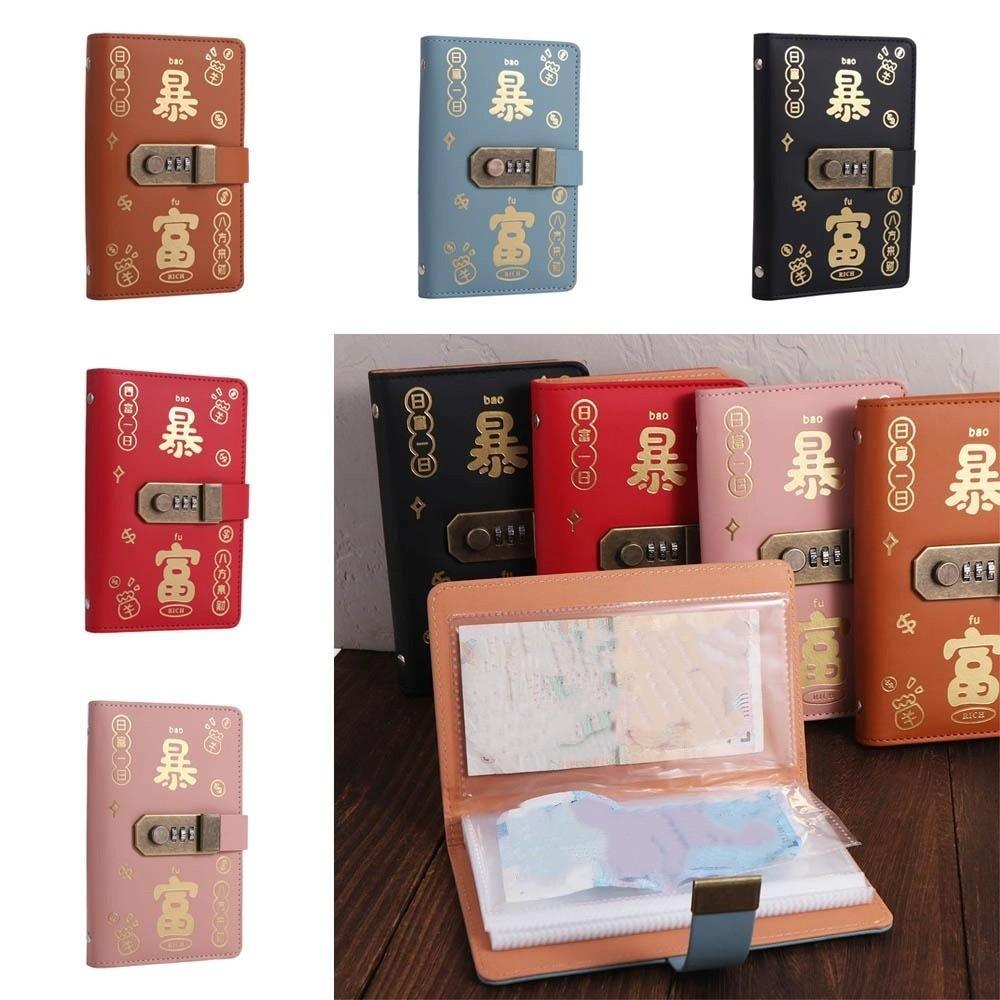 Portable Saving Money Binder 50Sheets Planner Organizer Easy and Fun Account Book  50 Sheets