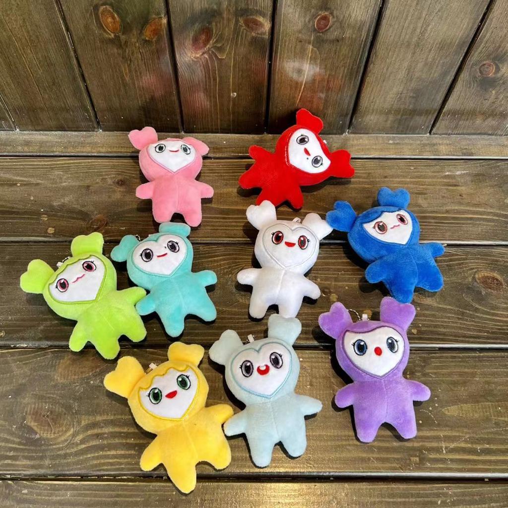 Lovely Idol Doll Plush Keychain TWICE Momo Korean Super Star Plush Doll Pendant Handbag Decorations for Fans Once Girls
