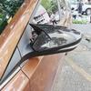 For Hyundai Accent Solaris 2012-2016 Car Rearview Side Mirror Cover Wing Cap Exterior Door Sticker Case Trim Carbon Fiber