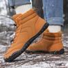 2025 New Men'S Women'S Chunky Waterproof Winter Boots Outdoor Warm Sports Shoes Unisex Couple Anti-Collision Plush Snow Boots