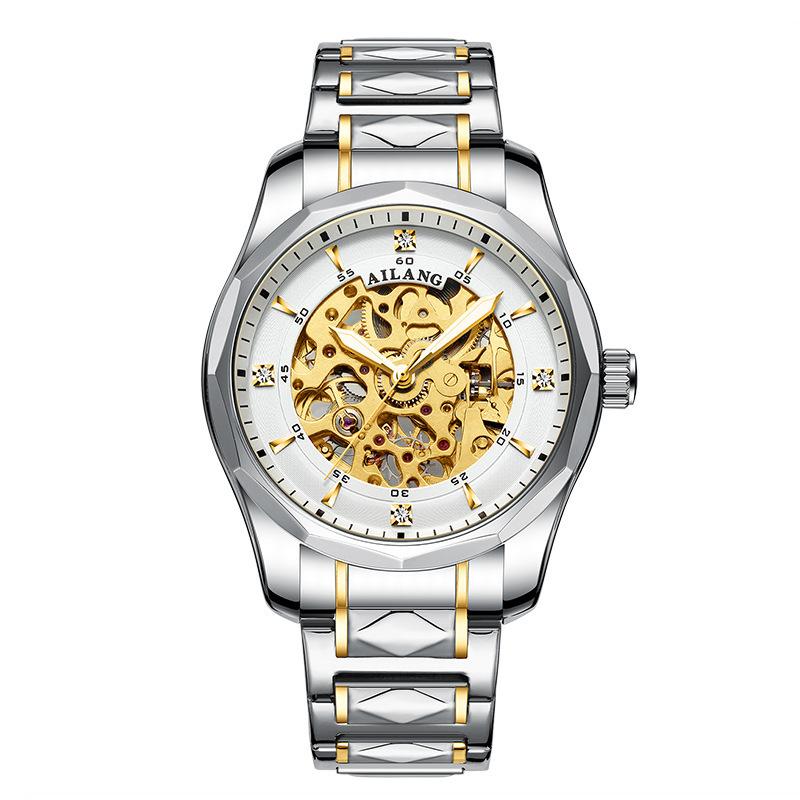 

AILANG новые механические часы полые полностью автоматические механические часы деловые модные мужские часы