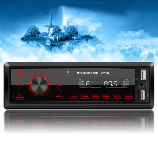 

Автомобильный стерео Mp3-плеер M10 с двойным USB-накопителем, громкой связью, Bluetooth-совместимым Aux FM-радиоприемником, головное устройство