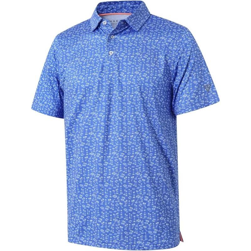 Short Sleeve POLO Shirt Button Solid Color Men's Sweatshirt