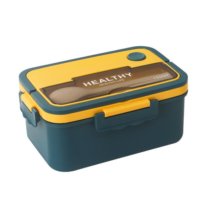 Modern Minimalist Plastic Lunch Box With Microwave Heating For Adults And Kids