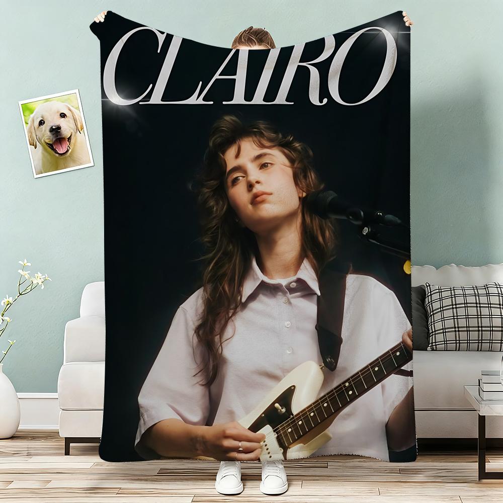 Charm Singer CClairo Throw Lightweight g Flannel Blanket Soft Skinfriendly for Summer Cooling