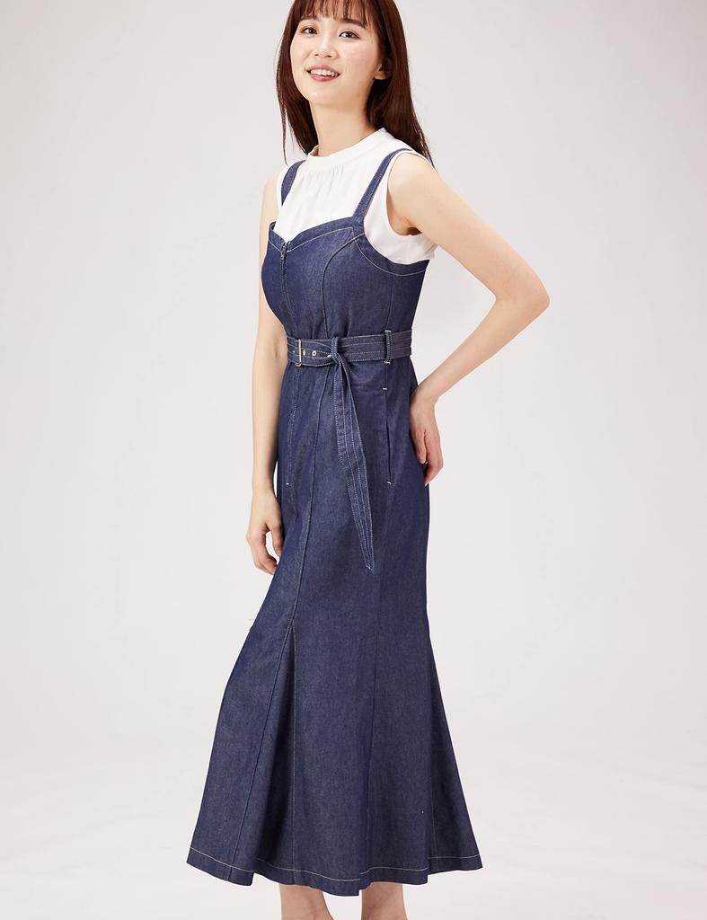 Jill by Jill Stuart Women's Mermaid Denim Casual Dress, Indigo, Size S