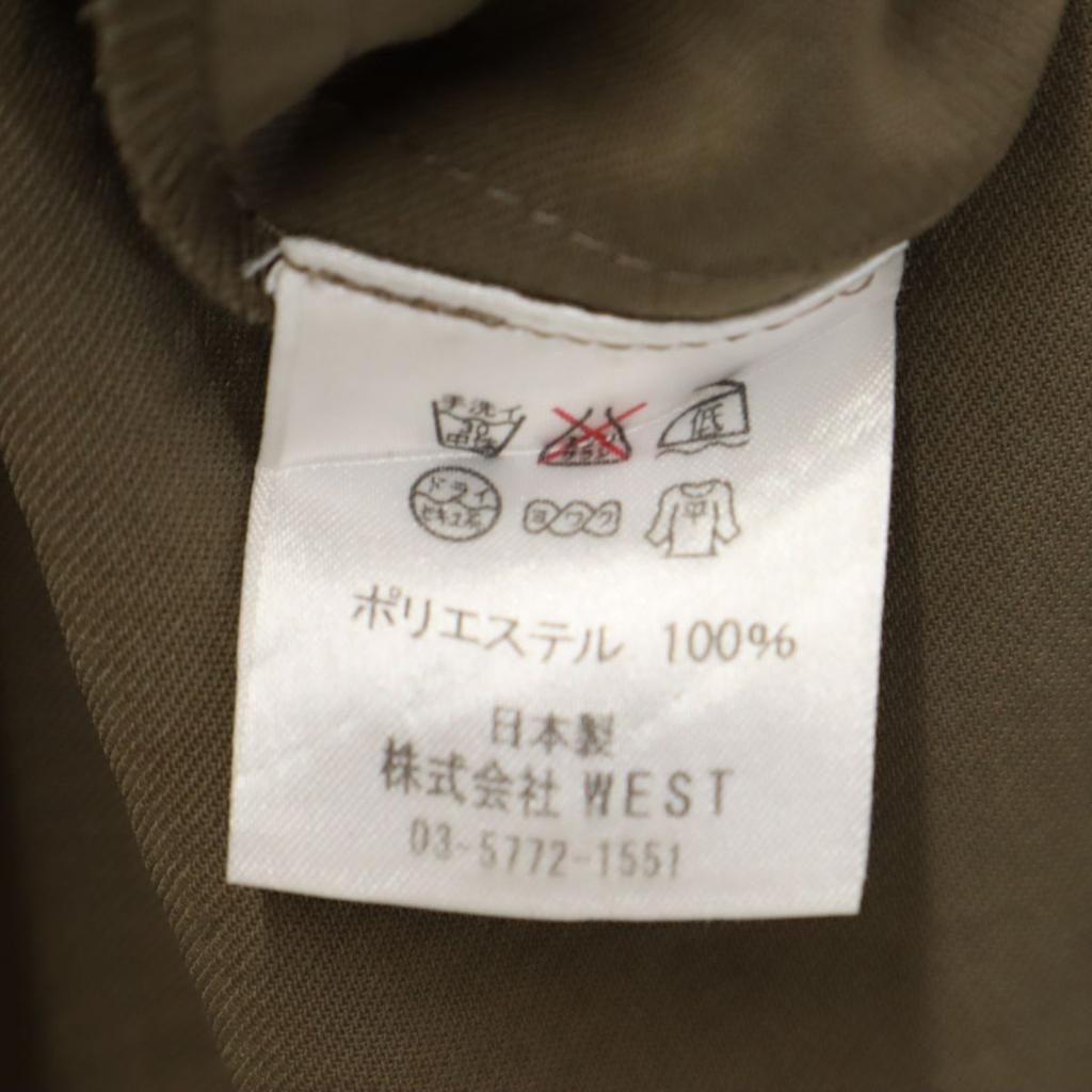 BLUEBIRD BOULEVARD made in Japan Long sleeve Skipper Half Button Long Shirt dress Women Used