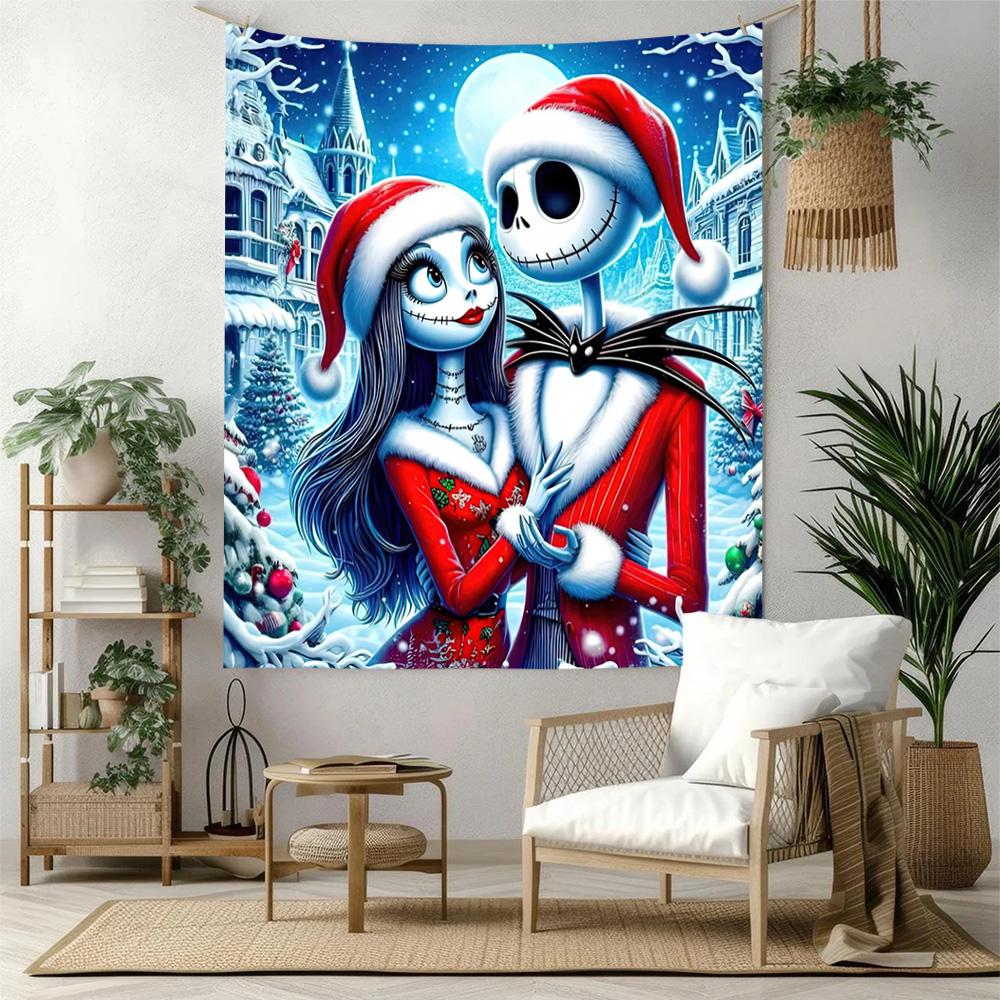 Decorazione da Parete Incubo di Natale Arte a Tappezzeria Per Ricordo Animale Domestico Compleanno Festa Nuziale Sfondo Regalo di Famiglia