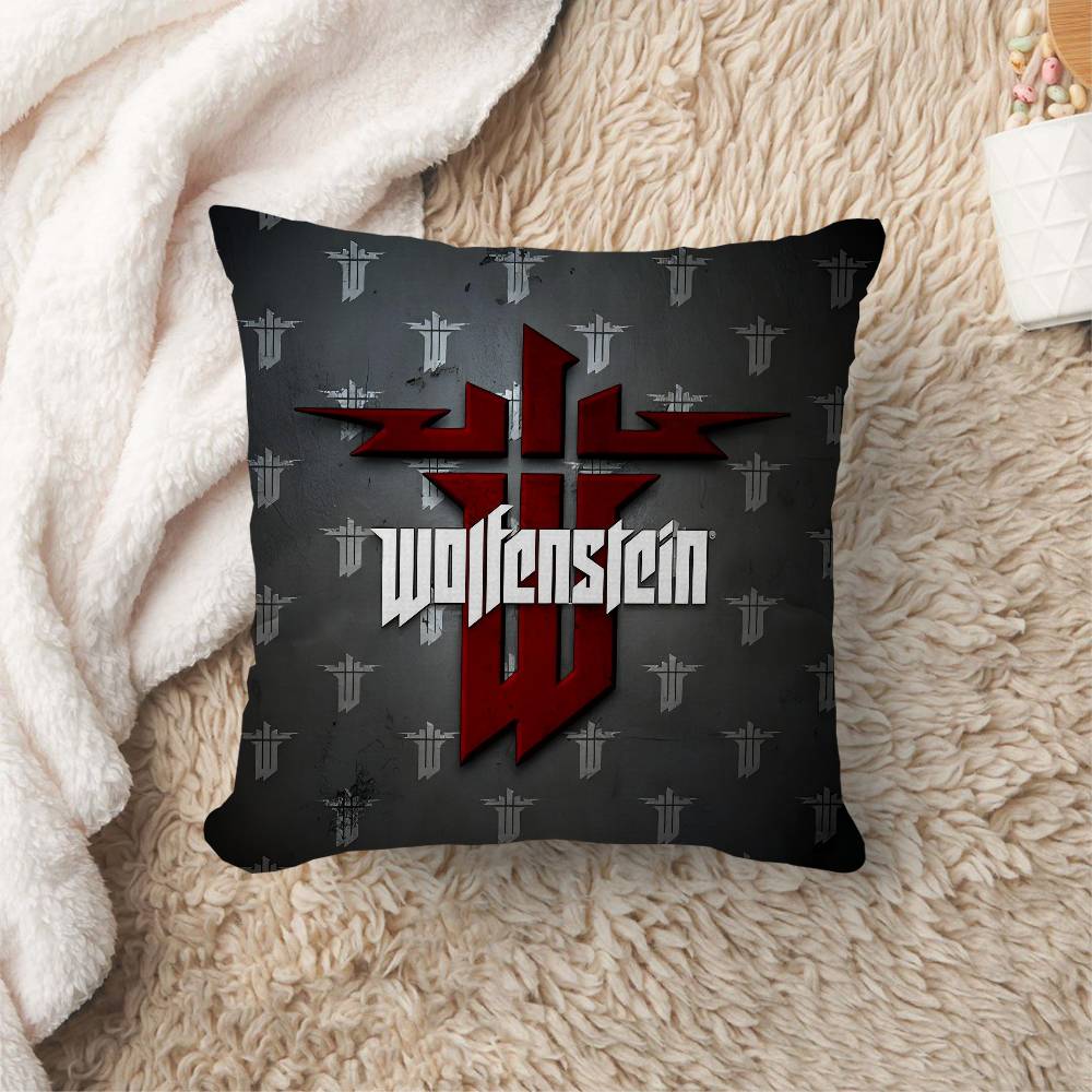 

Wolfenstein Pillow Gifts Home Office Furnishings Bedroom Sofa Car Cushion Cover case xcm 30x30 cm