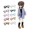 Transparent Round Transparent Glasses Doll Accessory Doll Mini Glasses  Children Toy