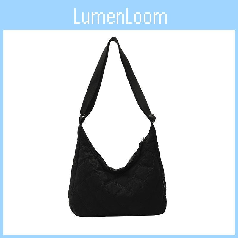 Nylon Casual Small Crossbody Bag For Women With Zipper Pocket And Adjustable Strap