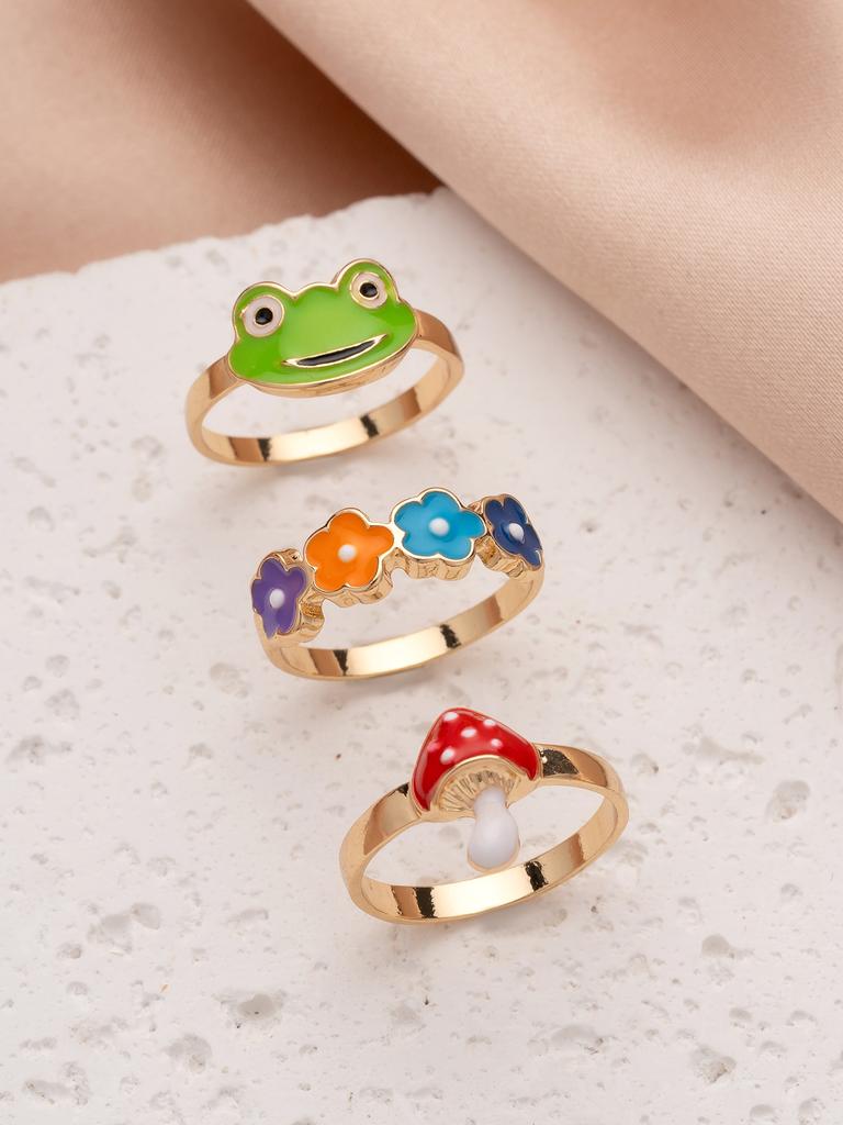 Exquisite Mini Cute Crab Adjustable Personalized Ring Women's Party Holiday Gift Jewelry Accessories