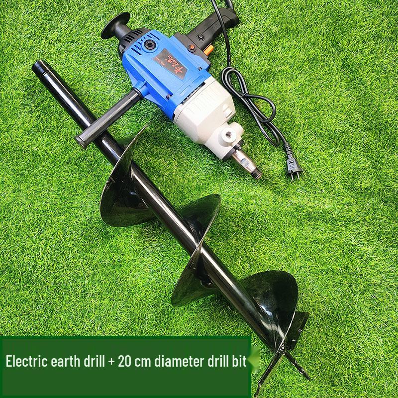 High-Power Electric Earth Auger for Digging and Planting