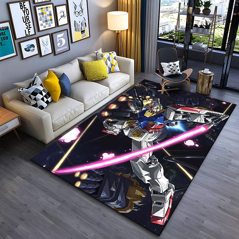 Robot Battle Space Design Carpet suitable as a non-slip mat for the living room or bedroom sofa