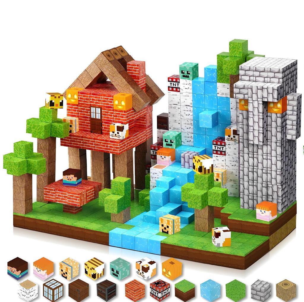 Magnetic Unicorn Building Blocks Assembly Toy Set