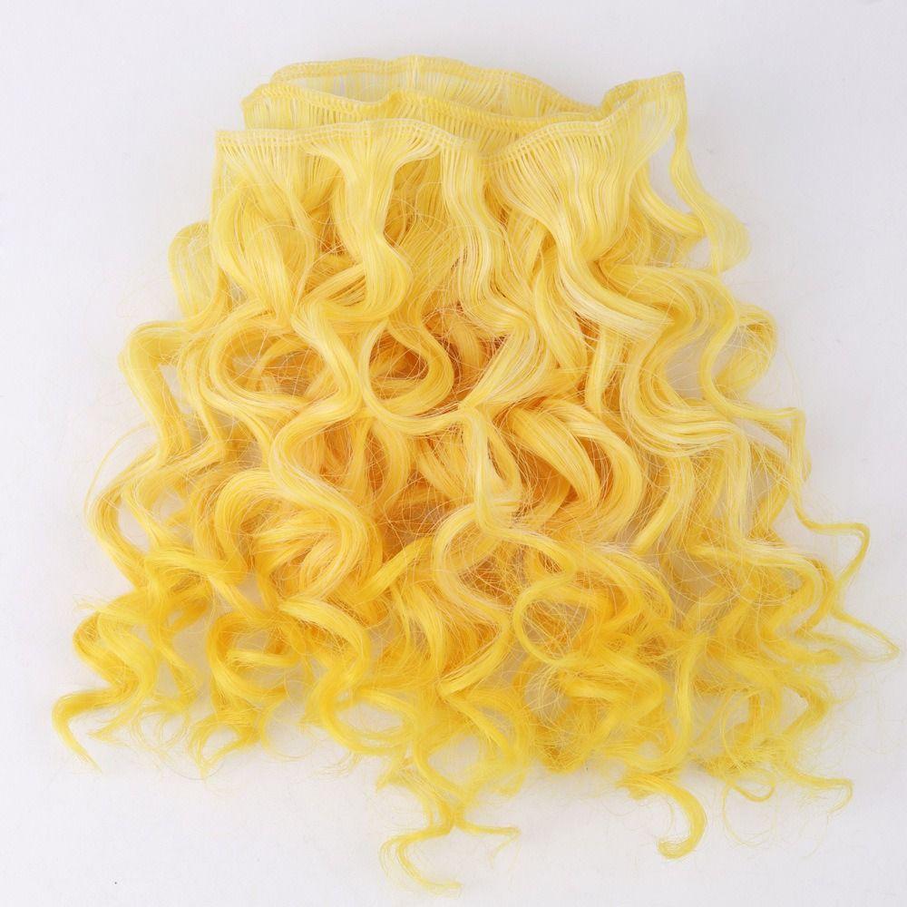 Hochtemperatur-Draht BJD-Puppe Lockiges Haar Imitation Locken Puppenhaar BJD-Perücke DIY DIY-Sachen