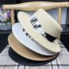New Hat Men's Summer Tide Travel Vacation Beach Wide Edge Sun Protection Sun Shade Flat Top Top Hat Fashion Straw Hat Women