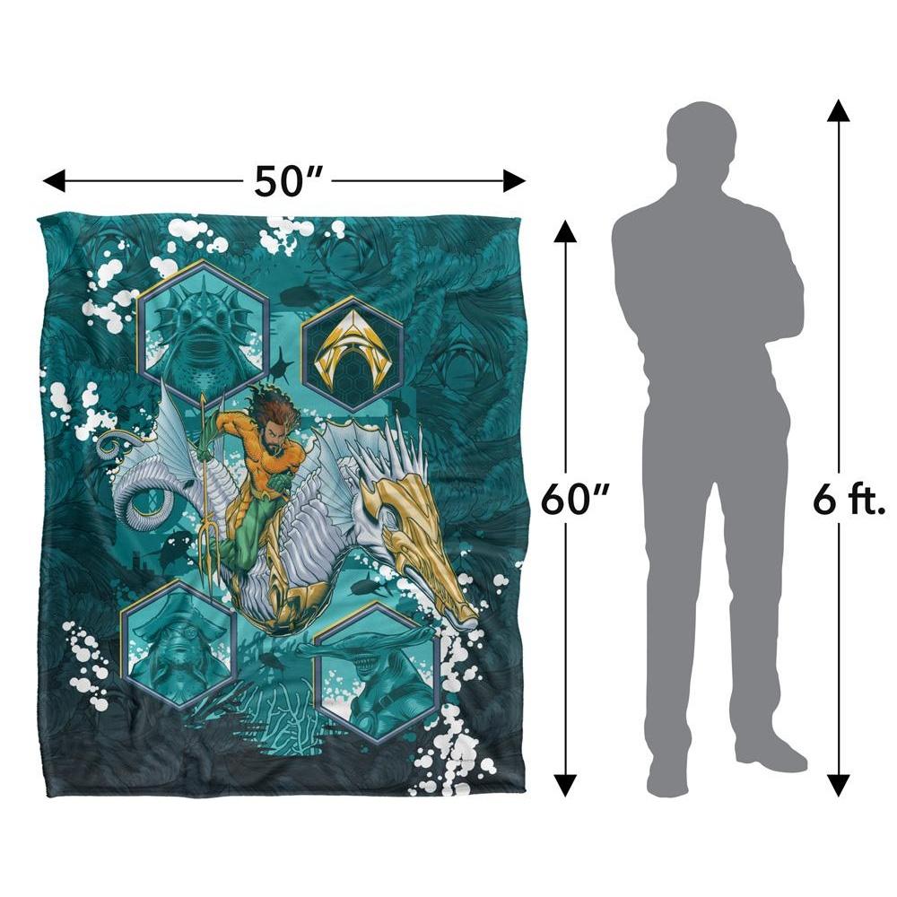 Aquaman Seahorse Blanket