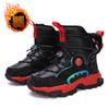 Children's Thickened Snow Boots Winter Boys Middle and Older Children Elementary School Students Non-slip Waterproof Velvet Warm Northeast Large Cotto