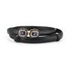 Womens Leather Belt With Square Alloy Buckle For Elegant Casual Wear