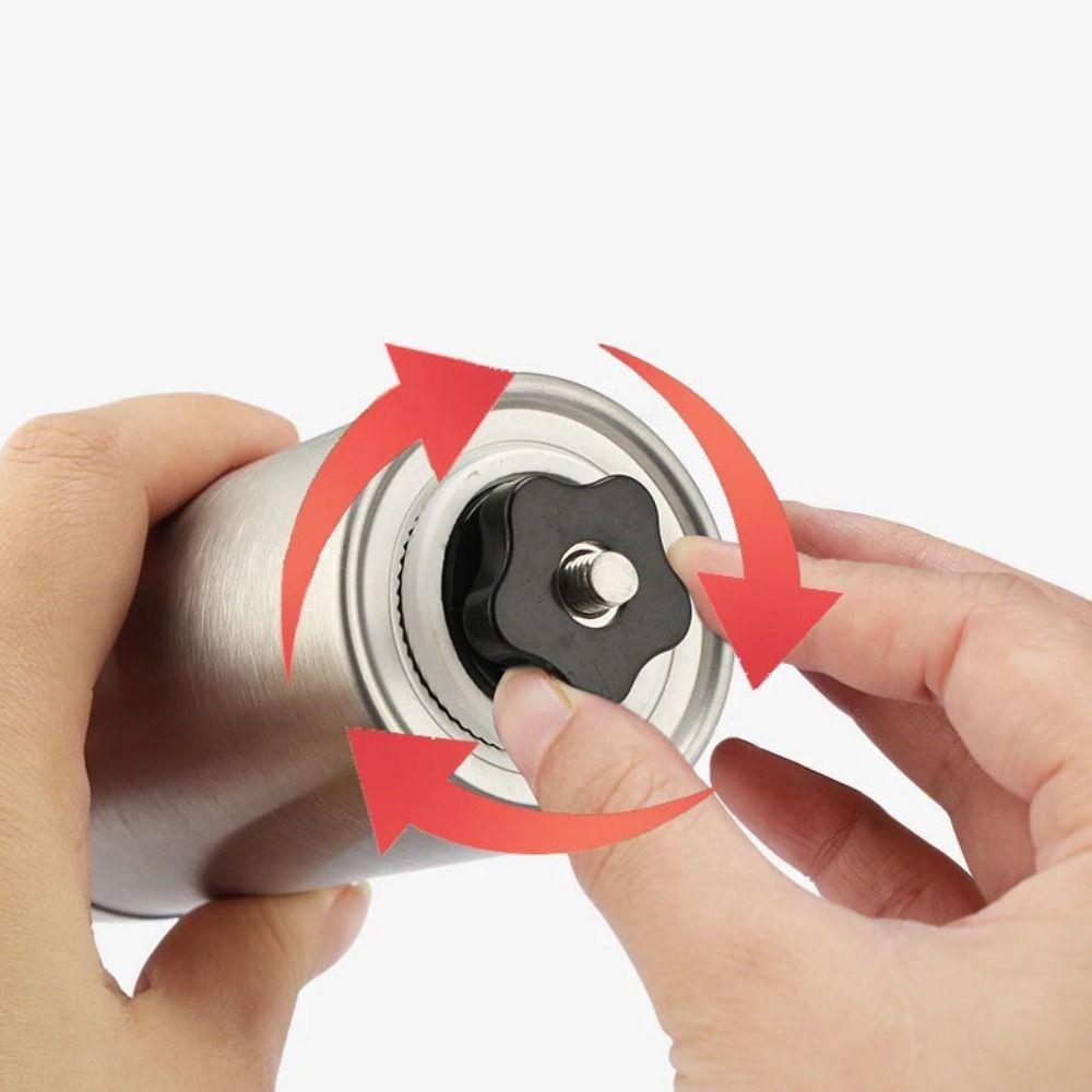 Stainless Steel Hand Crank Coffee Grinder Adjustable Manual Coffee Grinder  Drip Coffee
