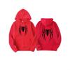Mens Oversized Streetwear Hoodie With Spider Print - Soft Cotton Blend Loose Fit Casual Sweatshirt