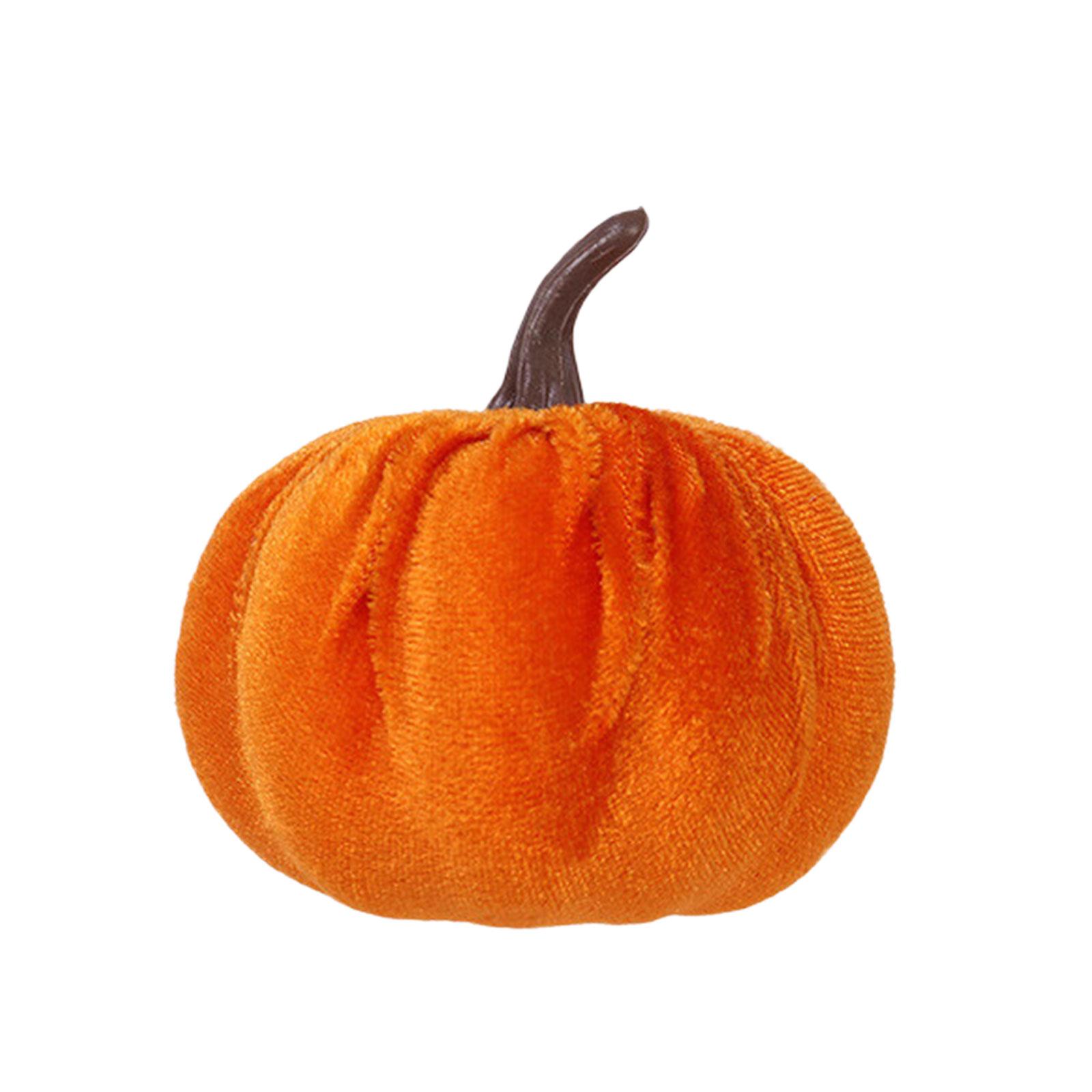 

Halloween Pumpkin Decorations Nordic Pumpkin Figurine Sculptures Ornament Decorative Pumpkin Table Centerpieces Gift 8 оранжевый