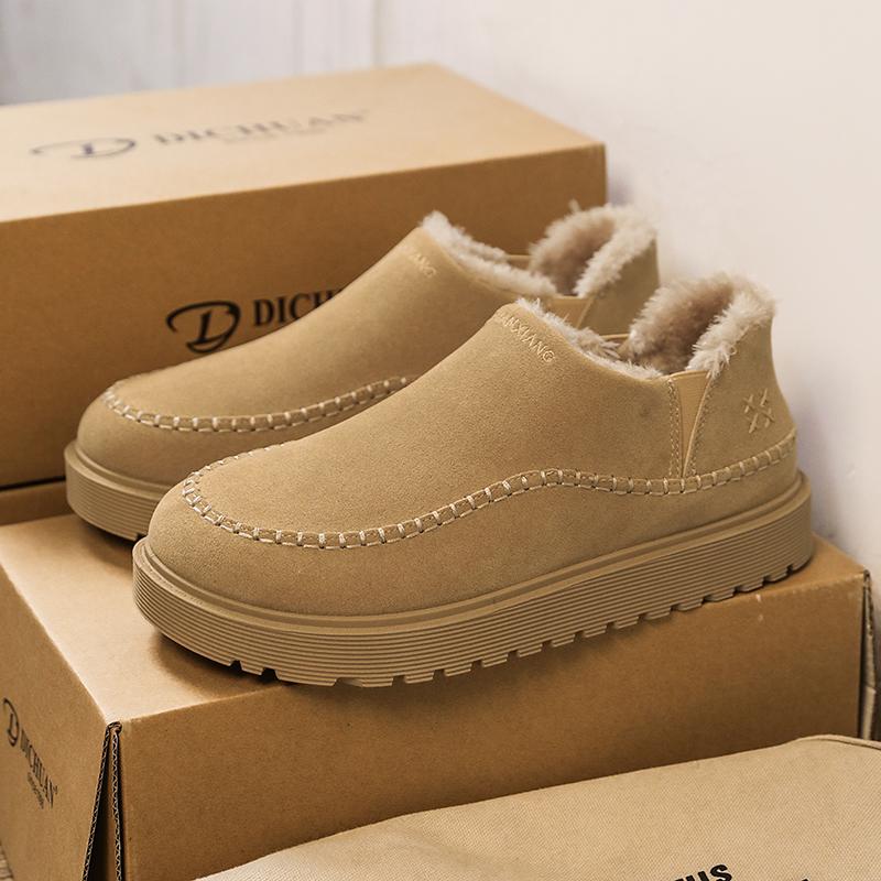 2026 Winter New Style Warmth-Increasing Thick Cotton Shoes, Outdoor Anti-Slip and Wear-resistant Snow Boots