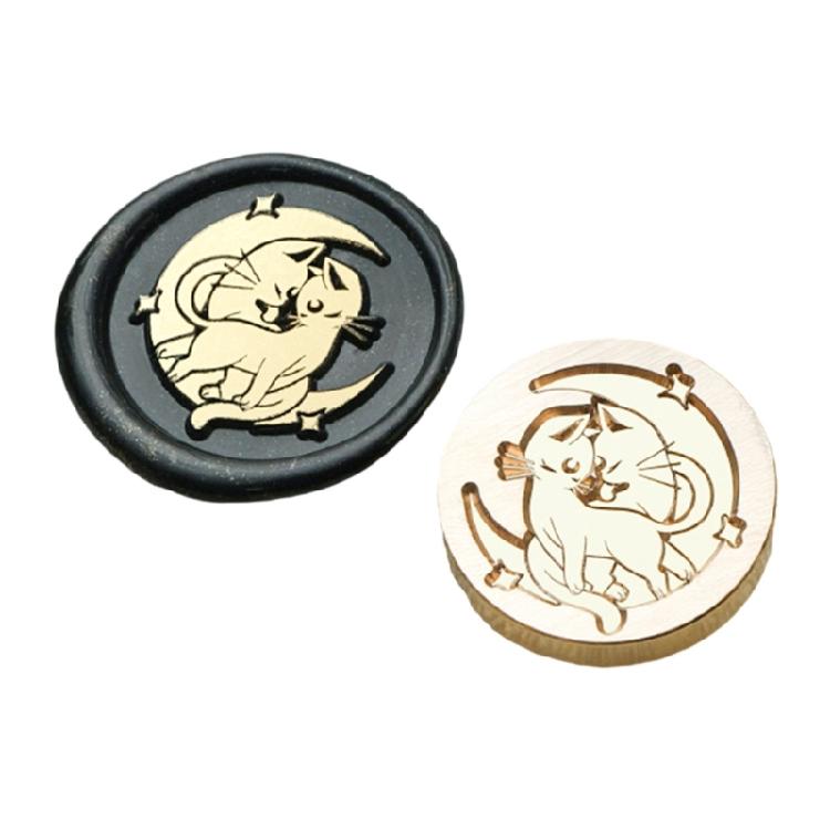 3D Embossed Wax Seal Stamp Head Replacement for Invitations Letter Envelope