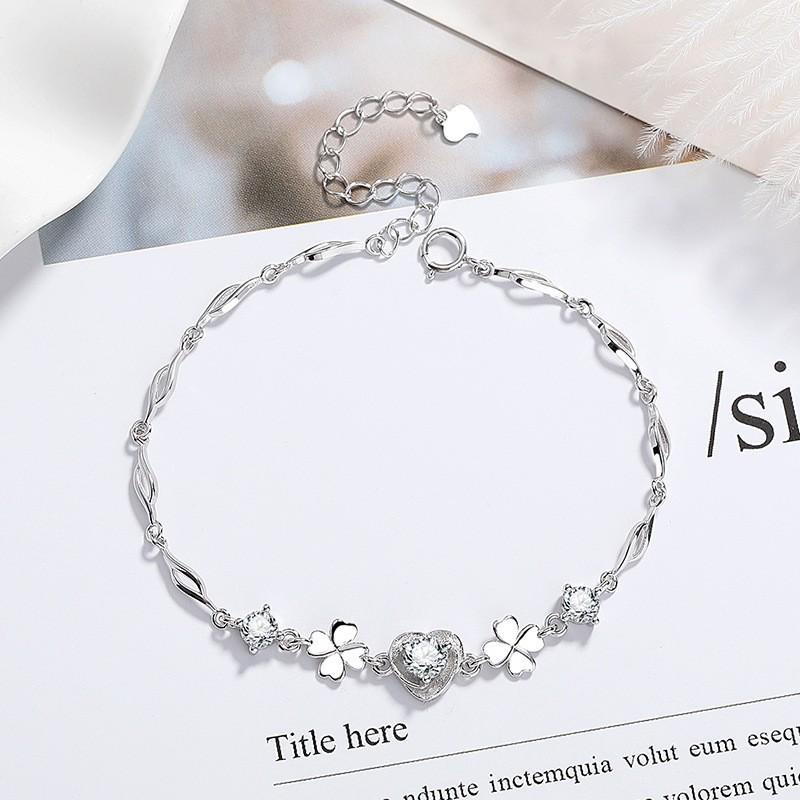 Zwei Karat Prinzessschliff Simulierter Moissanit Armband - Vielseitiger Damen-Beadschmuck