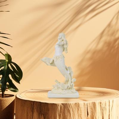 Deniz Kızı Heykeli Heykel El Sanatı Sanat Eseri Ev Dekoru Masaüstü Süsü Ofis için Reçine Figür