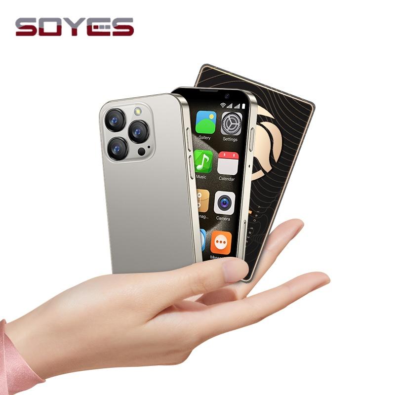 Soyes XS18 PRO 3G Mini Akıllı Telefon 3,0 inç MTK6580 Dört Çekirdek 2GB RAM 16GB ROM Çift SIM 2MP Type-C Bluetooth Mp3 WIFI Yüz Tanıma WCDMA Android Cep Telefonu