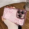 Flower Plating Clear Case For Huawei Honor X5C X7D X9D 400 Pro Magic 7 Lite X8C X8B X8 X8A X7A X6C X9B X5B X6A X9A Airbag Cover