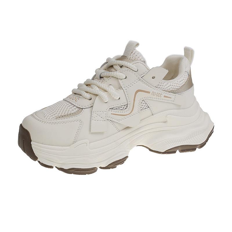 Black platform dad shoes children's spring and summer new student versatile casual foot small sports shoes