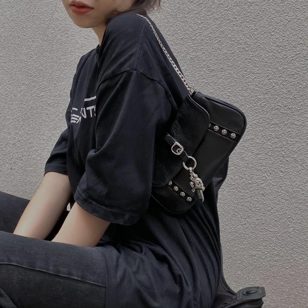 Unterarmtasche vielseitig trendig cool Kettentasche Schulter Crossbody Handtasche Damentasche