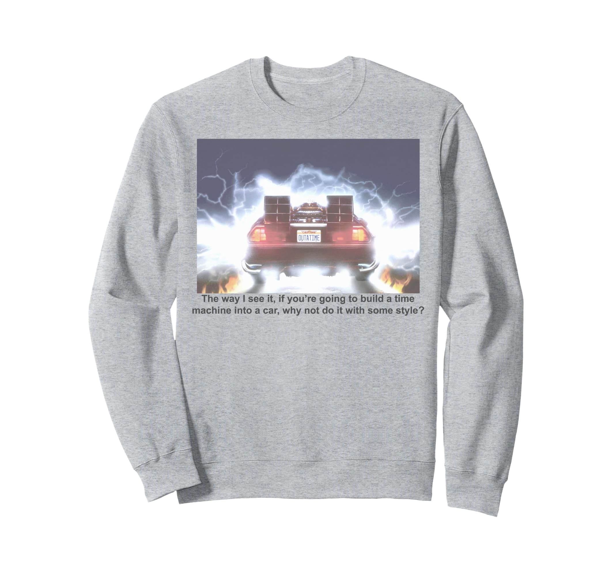 

Back to the Future Time Machine Style Sweatshirt