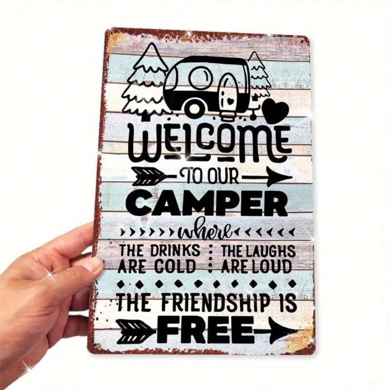 Decorative Metal Wall Sign 20x30cm