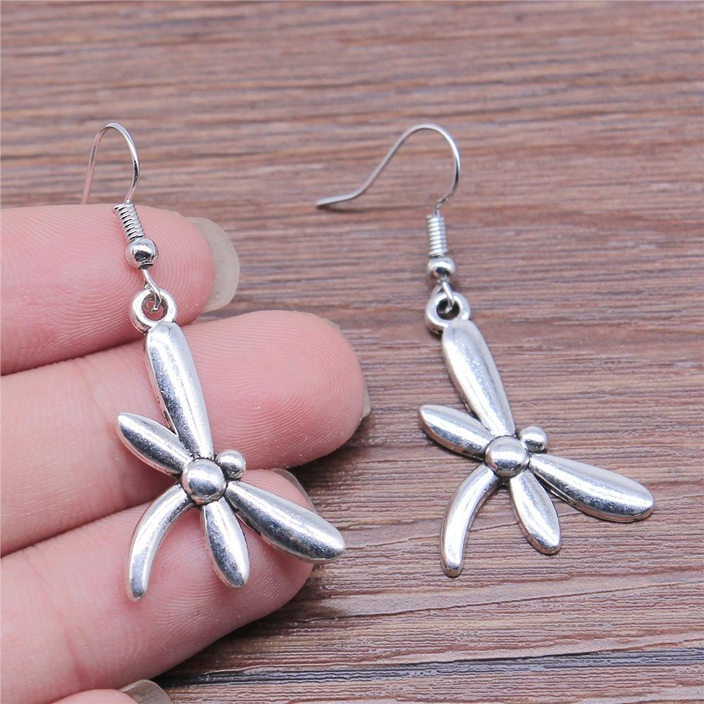 29 Styles New Design Vintage Butterfly & Dragonfly Insect Pendant Drop Earrings For Women Fashion Jewelry Wholesale Factory
