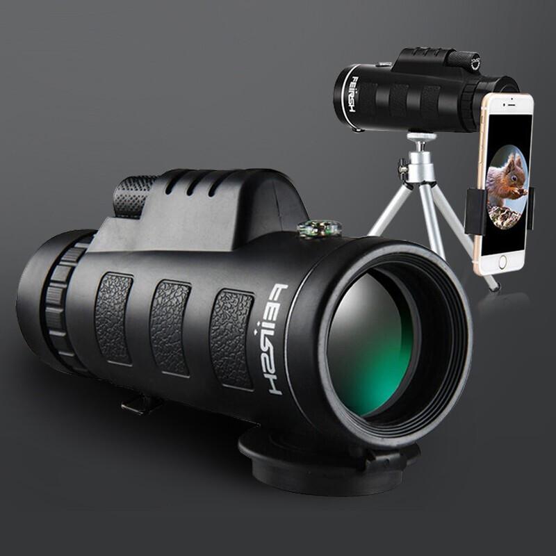 High-Magnification HD Night Vision Monocular for Stargazing & Moon Photography – Dual-Use Day/Night with Mobile Phone Integration for Adults