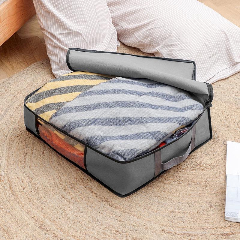 Large Capacity Quilt Storage Bag Non-Woven Clothing Storage Box Wardrobe Organizer for Clothes Bedroom Closet Organizer Case Hot
